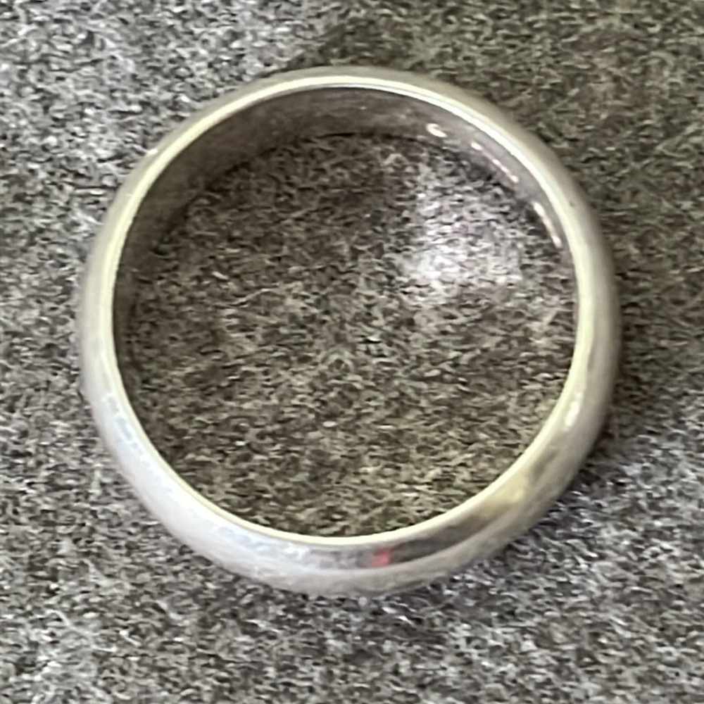 Sterling Unisex Band Ring-9 - Picture 5 of 5